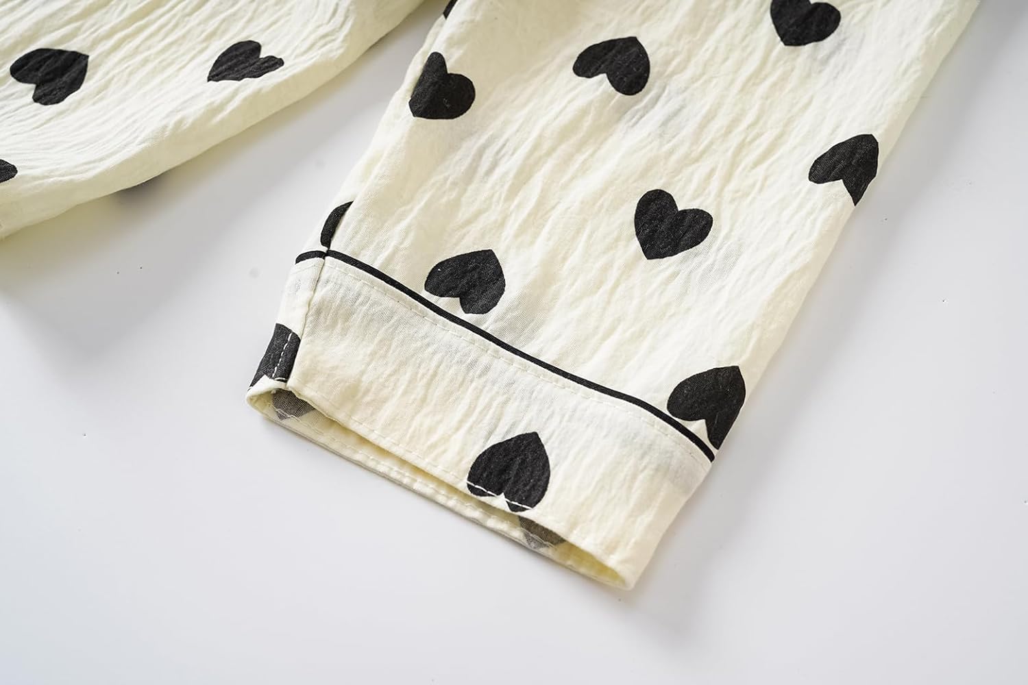 Vopmocld Girls Button Down Pajama Sets Soft Polyester Lapel Collar Long Sleeve Long Pants Sleepwear for Teen Cozy Nightwear - Image 4