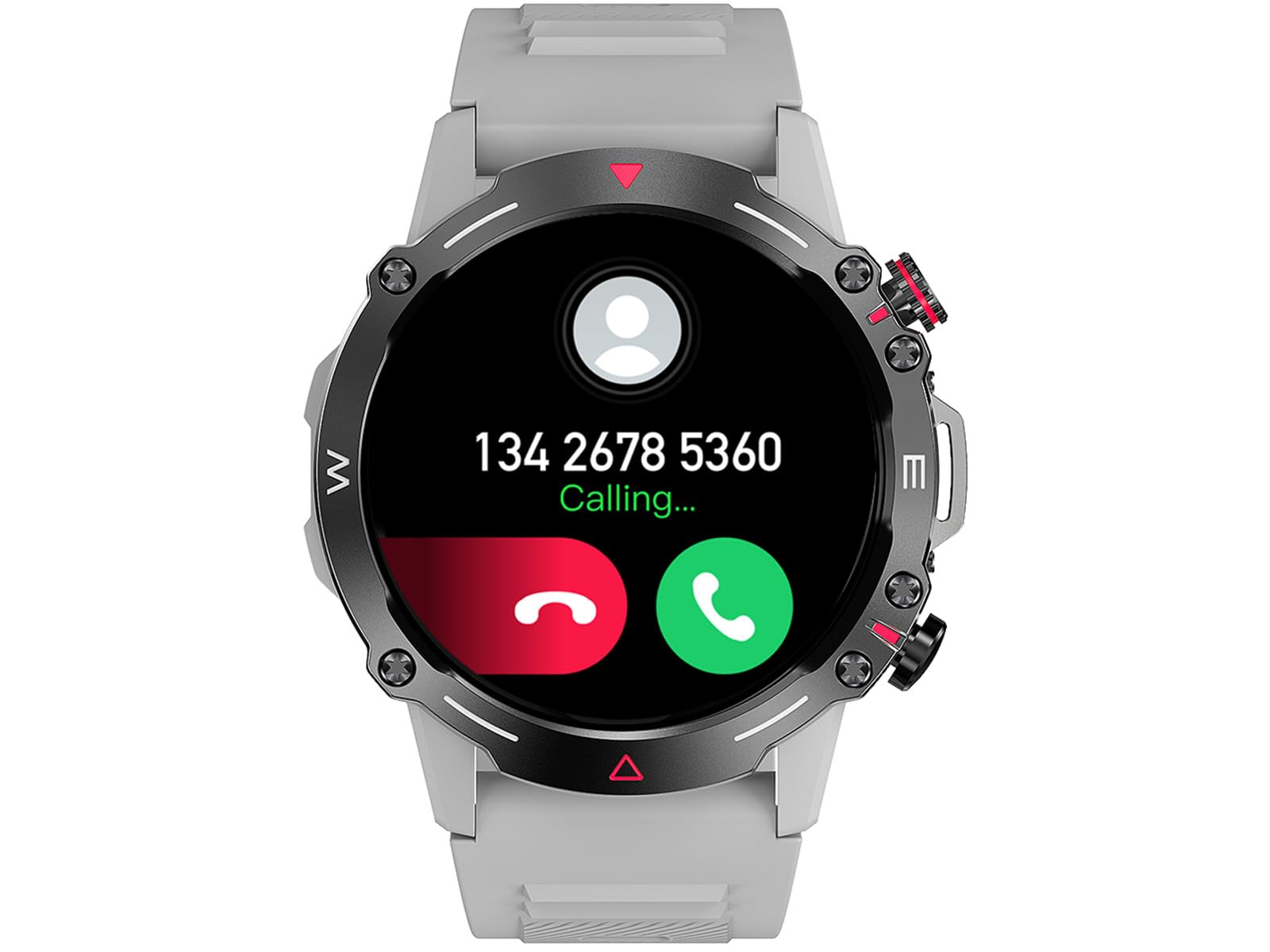Trevi T-FIT 510 A Smarwatch z funkcją bezprzewodowego połączenia, duży wyświetlacz AMOLED 1,43", inteligentny zegarek do kontroli aktywności fizycznej i stanu zdrowia, monitorowanie snu,