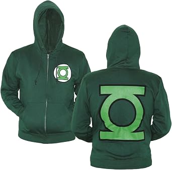 Changes Green Lantern Symbol Zip-Up Hoodie Large