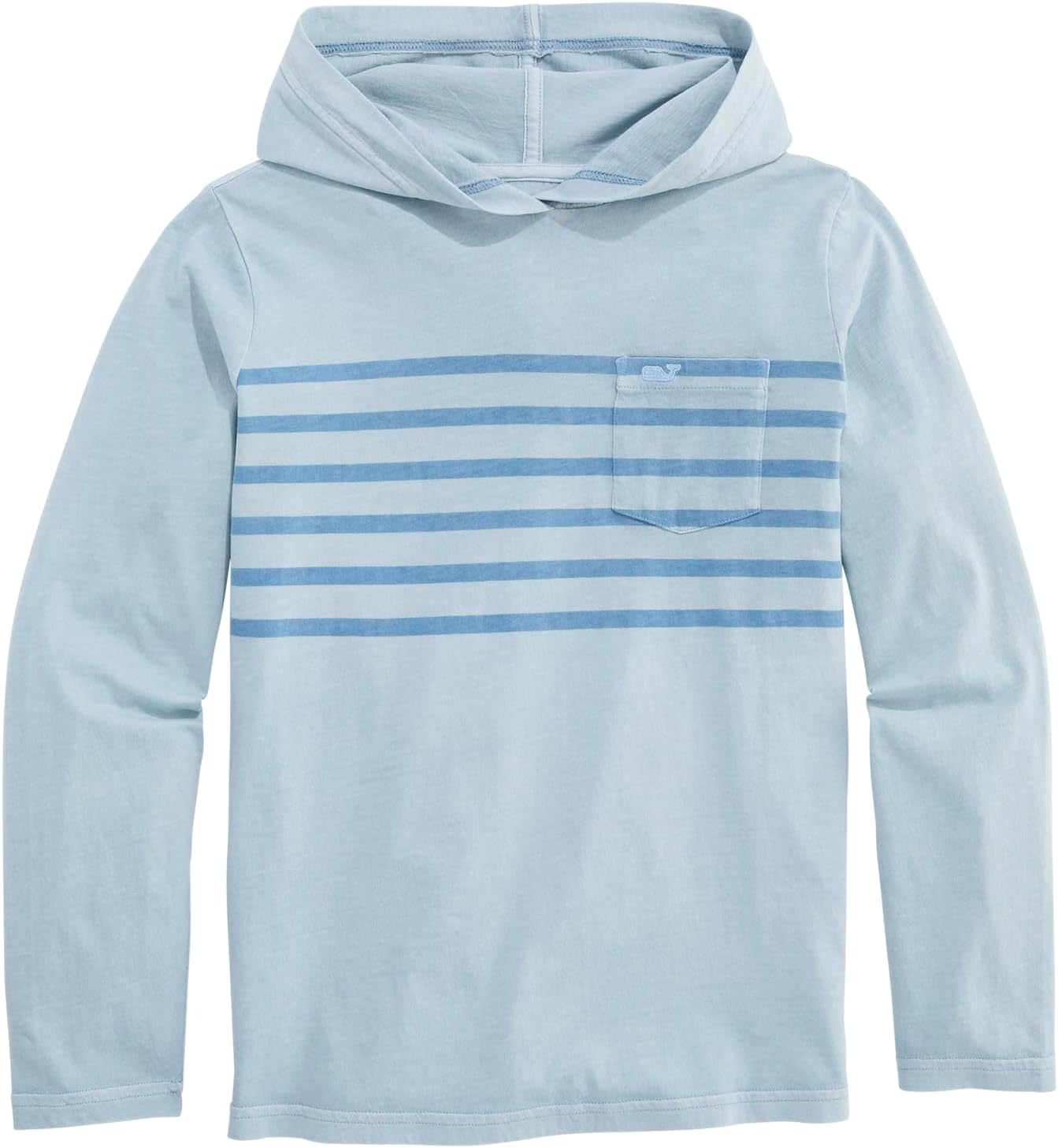 vineyard vines Boys' Boys Surf Jersey Garment Dyed Chest Stripe Hoodie