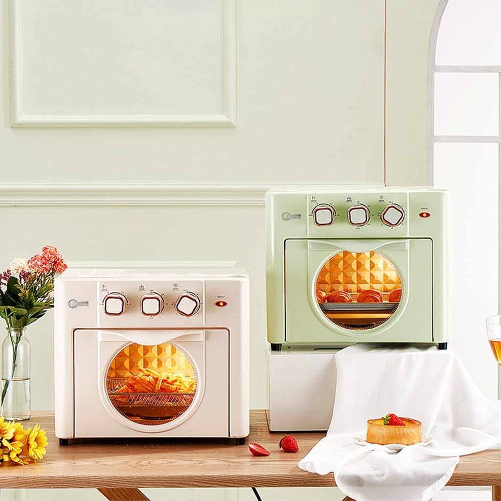 Friggitrice ad aria, forno multifunzione di grande capacità da 18 litri - Forno elettrico domestico, 3 manopole di controllo meccaniche, friggitrice ad aria