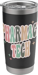 CPHT Pharmacy Tech Uniform Technician Pharmacist Stainless Steel Insulated Tumbler