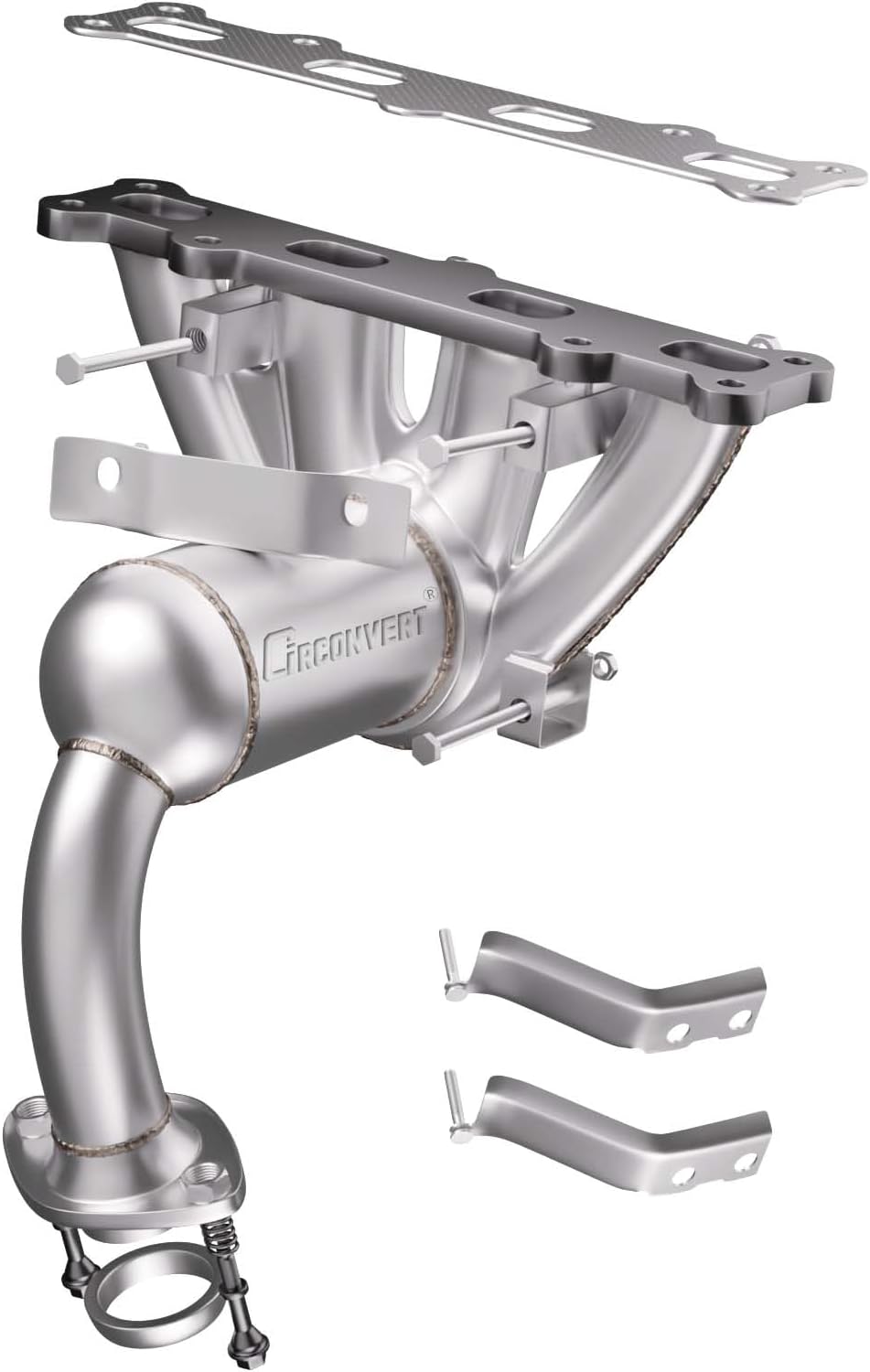 Catalytic Converter Compatible with 2007-2017 Jeep Compass/Patriot (4WD Only), 2007-2008 Dodge Caliber 2.4L I4 (AWD Only) High Flow Catalytic Convertor (EPA Compliant)