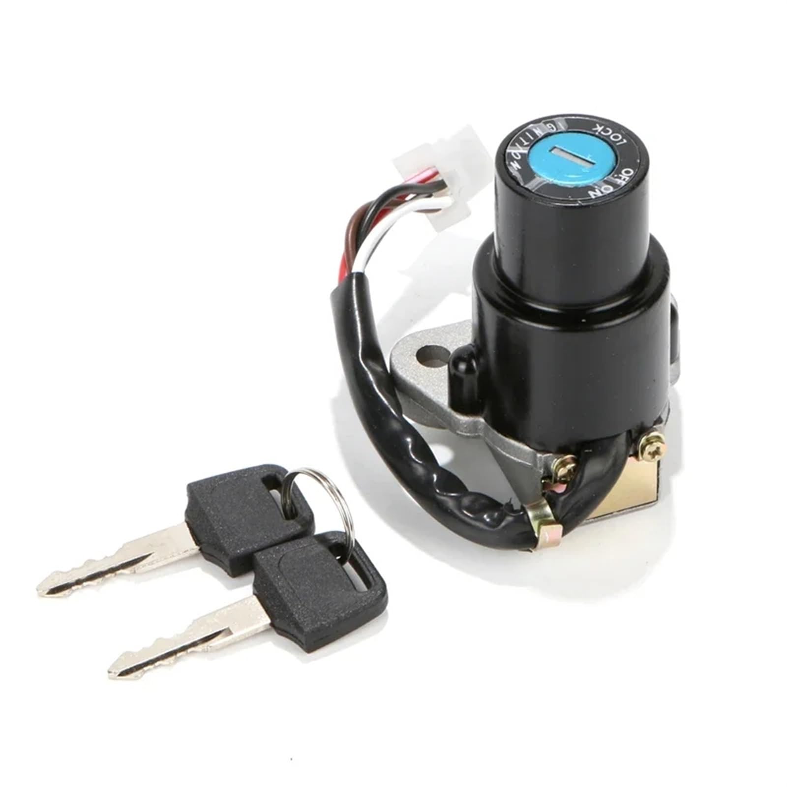 Blocco Accensione Per Kawasaki Per KLR-650 Per KLR 650 Per KLR650 1987-2007 Blocco Interruttore Accensione Moto Con Set Di Chiavi Blocco Porta Elettrico 6 Fili Blocchetto Accensione