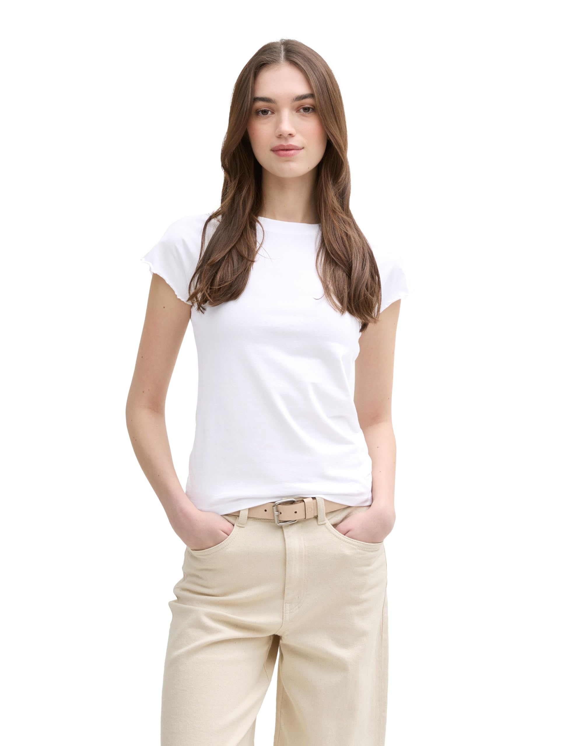 Tom Tailor Denim Damen Slim Fit Raglan T-Shirt