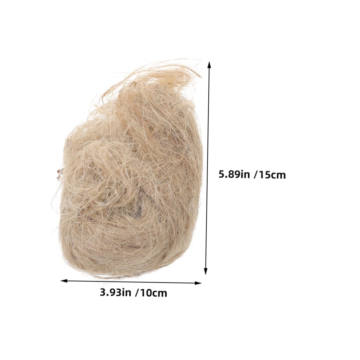 BESTonZON 2 Bags Natural Bird Nesting Material DIY Nesting Filler for Birds for Parakeets