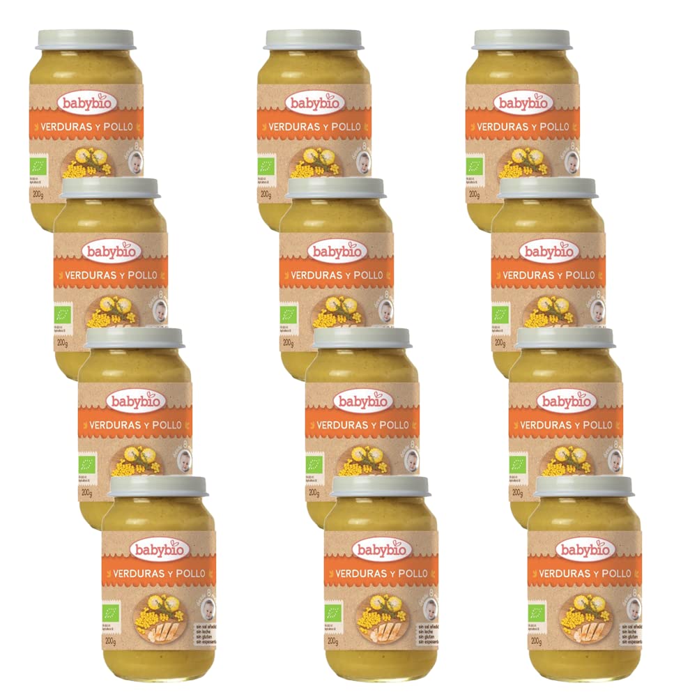 Babybio Menu De Dia Bio Verduras Y Pollo 200G Desde 6 Meses