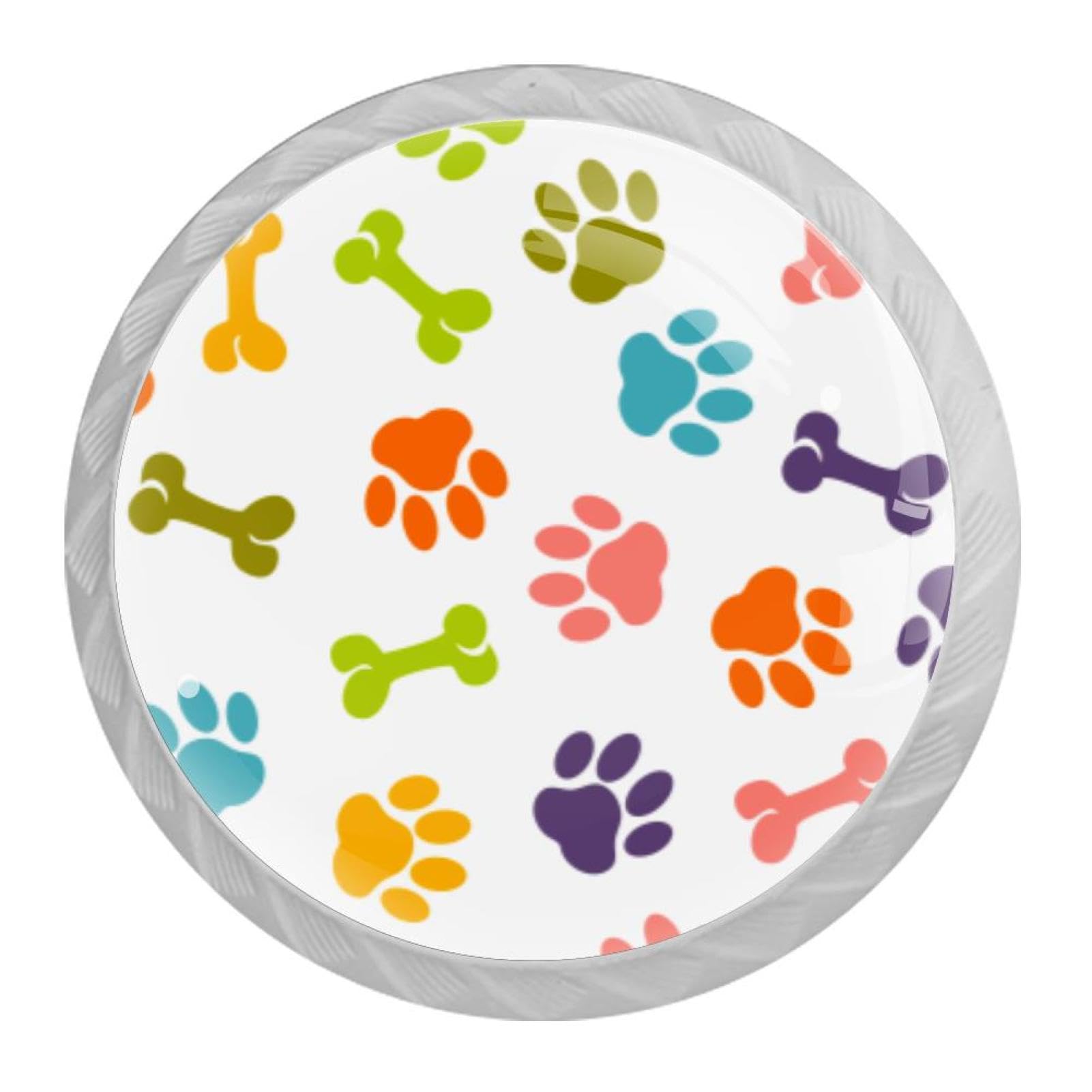 Tqmspg Multi Colorful Paws Pattern