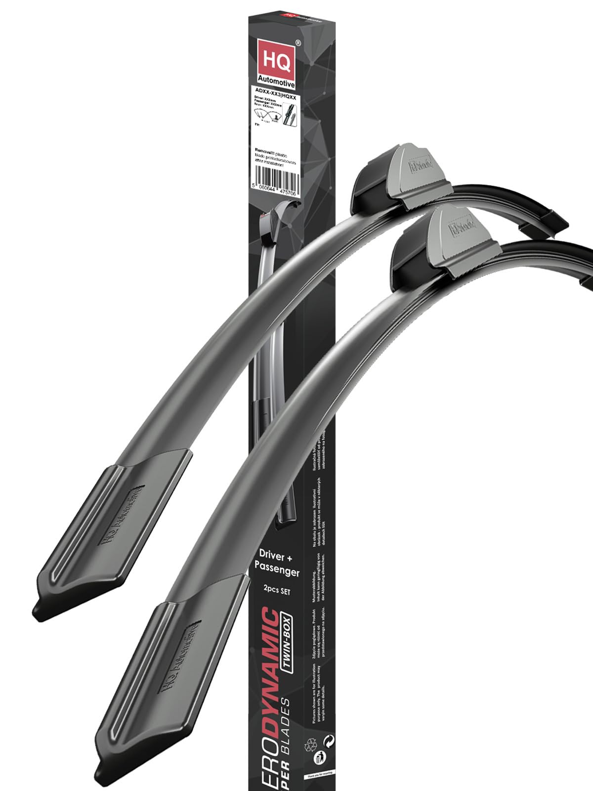 HQ Automotive Wiper Blades for SUZUKI Jimny SUV (2018 and later) Front Wipers Replacement Kit