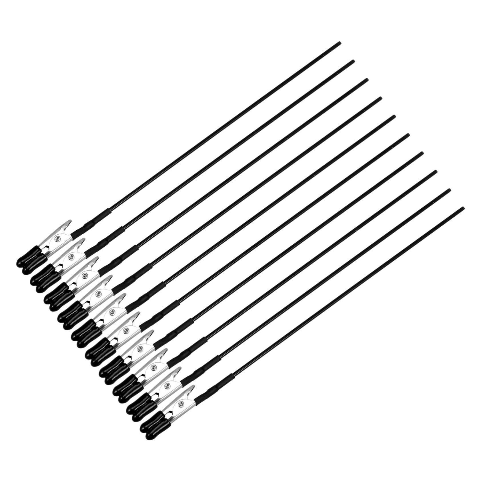 GRIRIW 12Pcs Alligator Clips Modeling Tool Kit Coated Color Clips for DIY Crafts Lightweight Airbrush Painting Clips for Model Painting and Drying