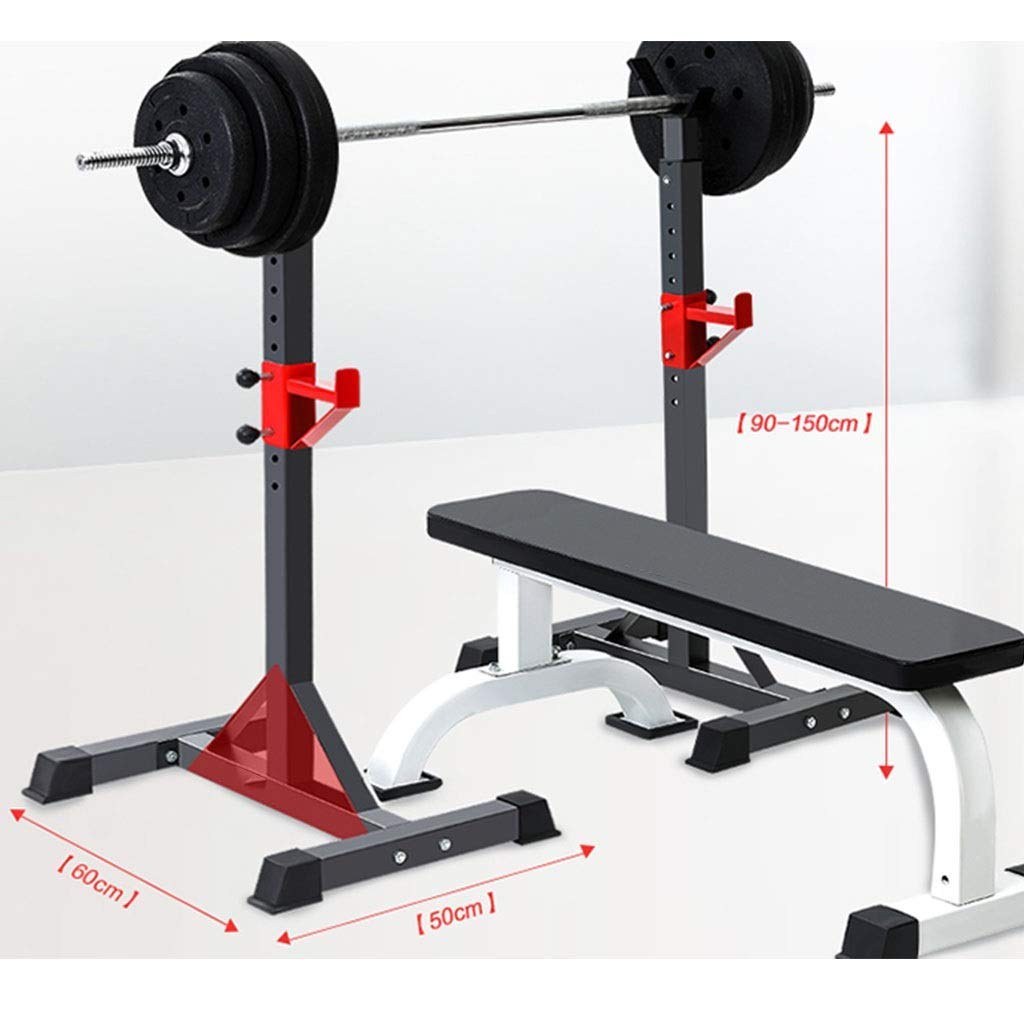 Stojak do przysiadów Sport i fitness Prosty stojak do przysiadów i wyciskania na ławce do użytku domowego Zintegrowany stojak na sztangę do ćwiczeń Wielofunkcyjny sprzęt do ćwiczeń Łóżko do ćwiczeń St