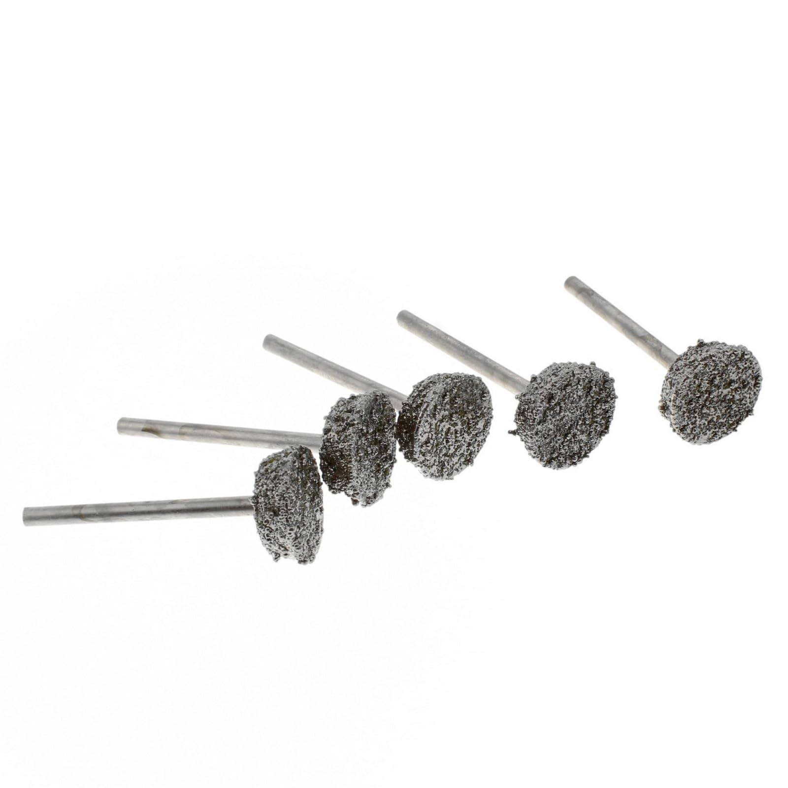 5 Stücke 16mm KURZE INVERTIERT KONISCHE Diamant-schleiffräser Körnung 46 for Glassteinschnitzerei Lapidar 3,0mm