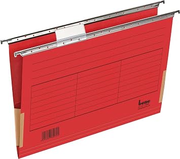 Bene Vetro Mobil/116905RT Suspension Files A4 230 g/m2 Card Pack of 5 Red