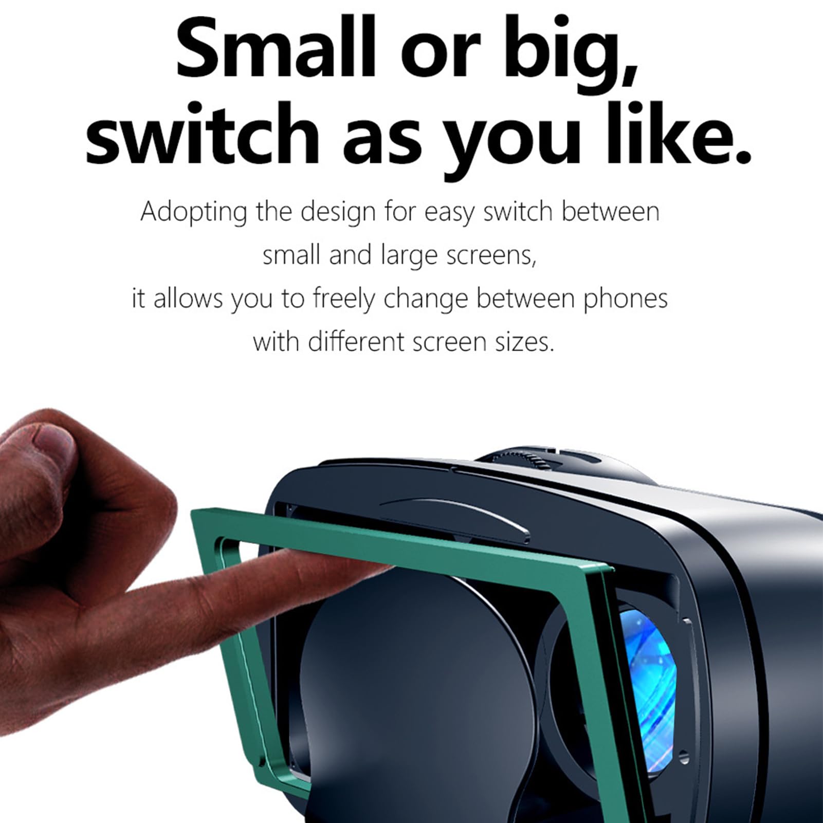 Pro 3D VR Cuffie Blue Light Eye Protection per Telefono Cellulare