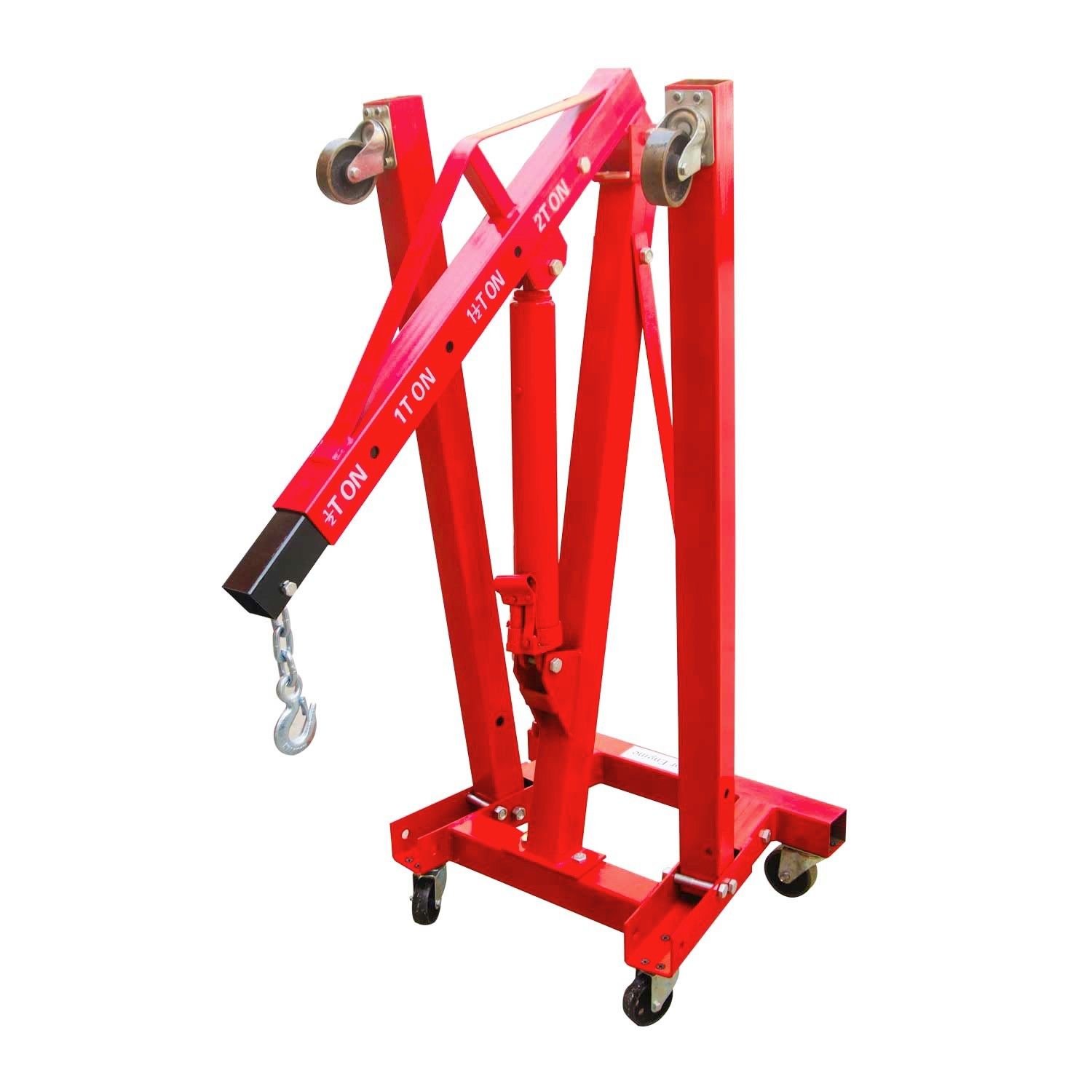 2 TON FOLDING CHERRY PICKER HD 1 TON ENGINE HOIST CRANE Buy Online in