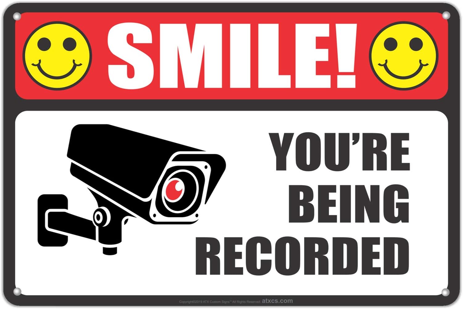 Amazon.com: ATX CUSTOM SIGNS - All Weather Metal Sign Property ...