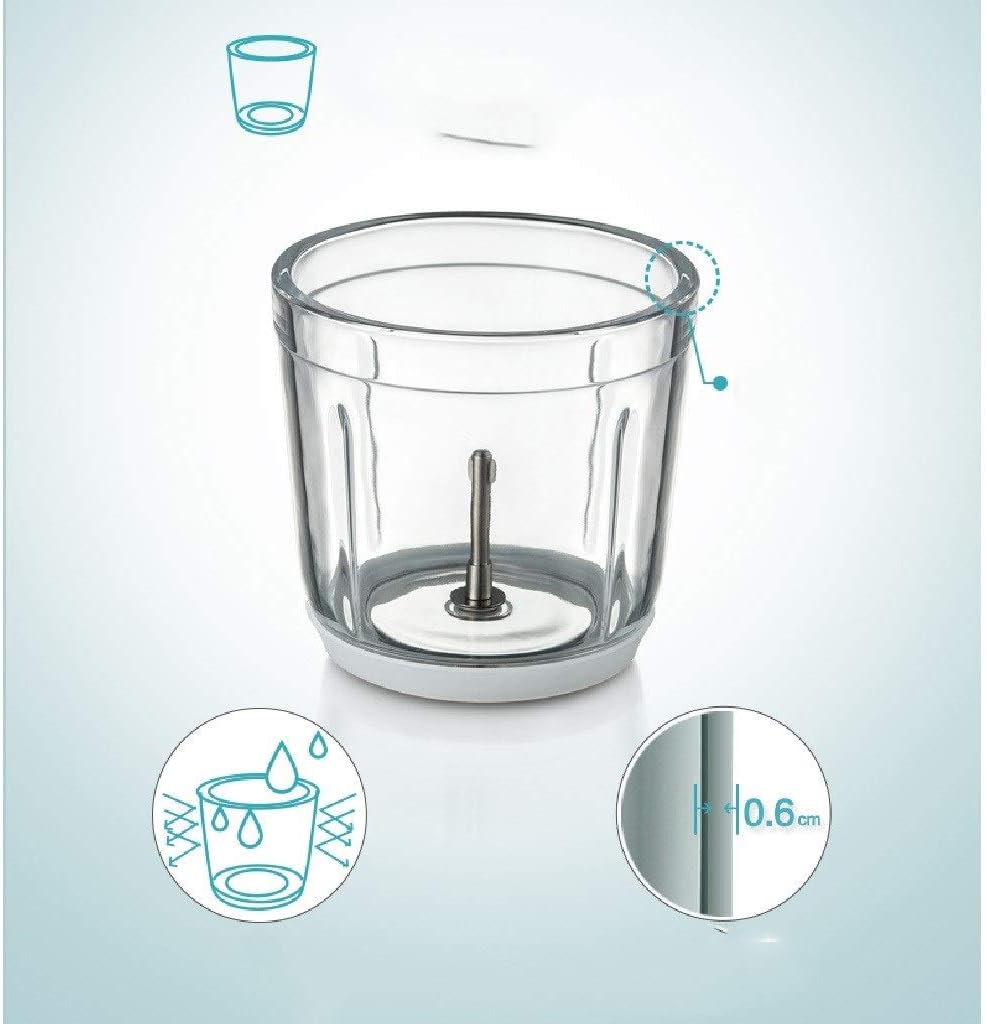 Food Processor, Household Electric Automatic Meat Mincer, Stainless Steel Meat Grinder, Meat, Vegetable, Fruit and Nut Mincer (237 * 118 * 118MM)