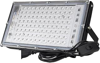 BEWKUR Focos LED Exterior, Luces De Reflector UV 50W 100W LED Luz Negra De Escenario Luz Ultravioleta Con Efecto De Inundación For Halloween Navidad Baile DJ Fiesta Disco Bar(UV_100W)
