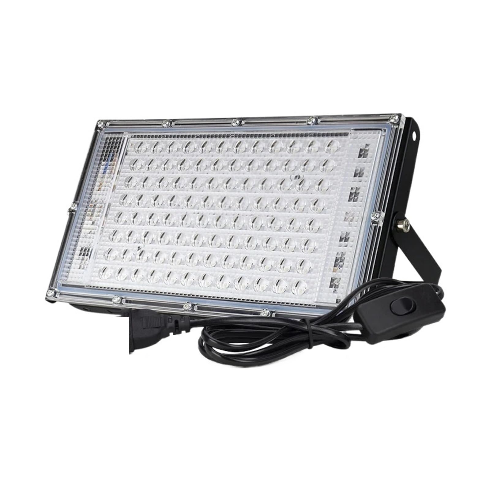 JOLIANE UV Floodlight Lights 50W 100W LED Stage Blacklight Ultraviolet Flood Effect Light for Halloween Xmas Dance DJ Disco Party Bar(100W)