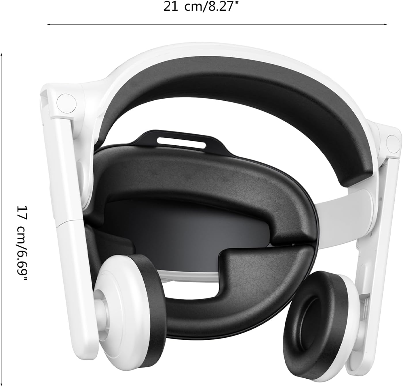 Quest3 用 1000mAh バッテリー付きヘッドストラップ 調節可能で快適なストラップ でのサポートとバランスを強化