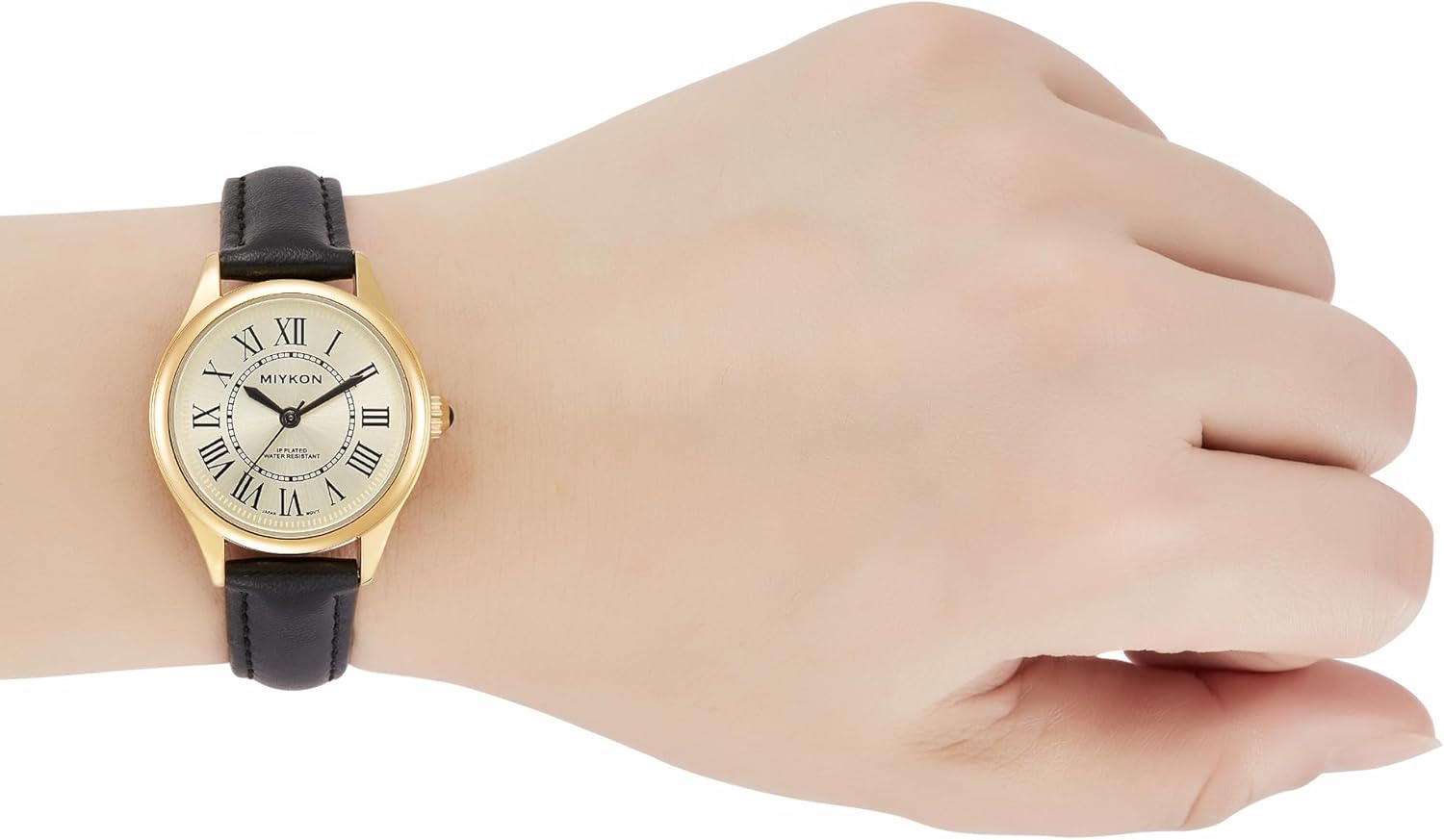 Miykon Minimalist Vintage Watches for Women – Small Dainty Cute Ladies Analog Watch with Genuine Leather Strap – Japanese Quartz, Waterproof to 100ft - Image 9