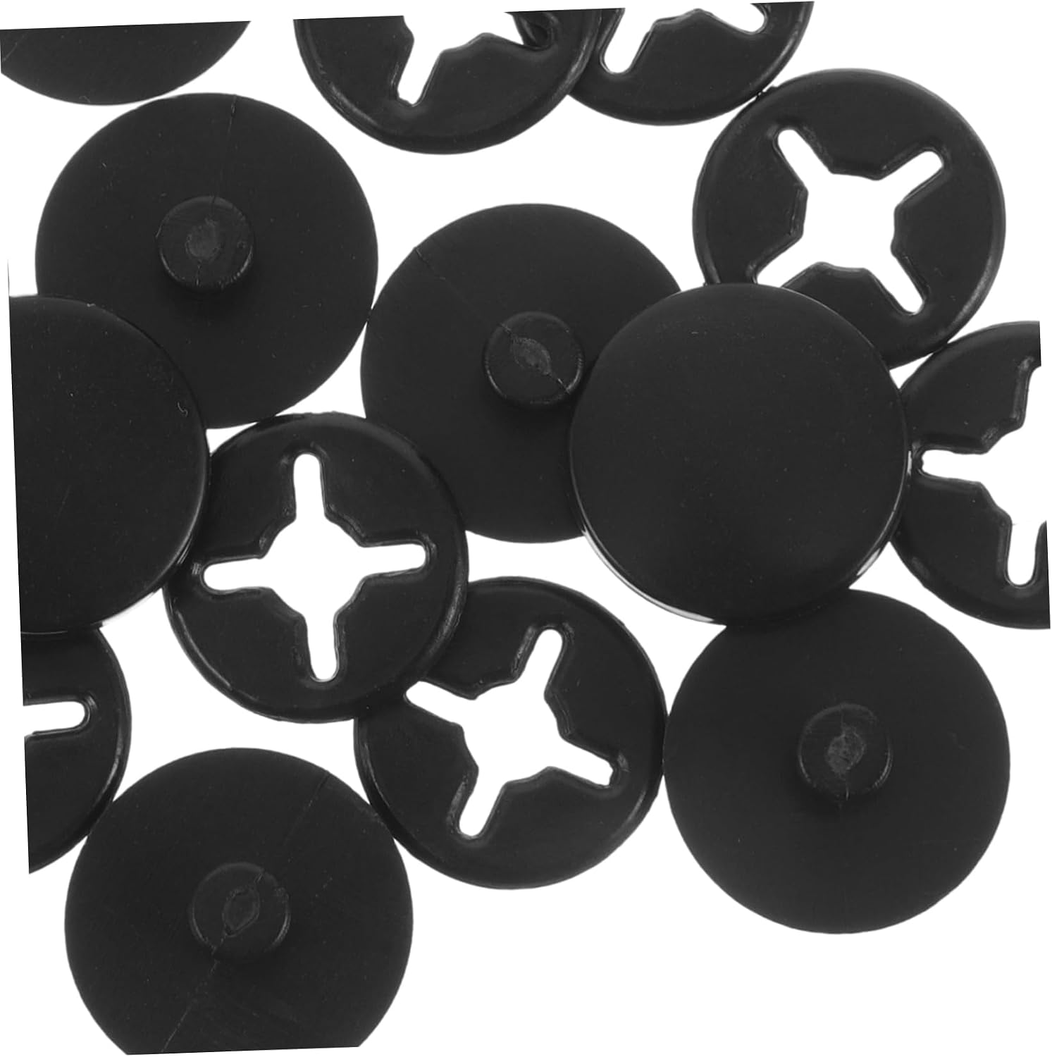 UPKOCH 20pcs Lightweight Number Tag Buckles for Race Bibs Easy to Use Secure Fasteners for Runners for Outdoor Sports Events and Cycling