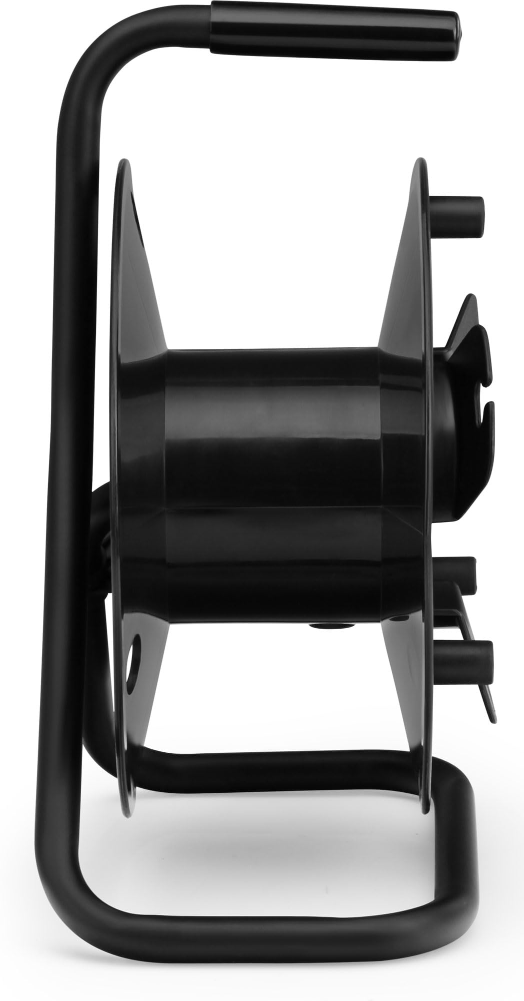 Pronomic KT-100 Bobina Porta Cavi Vuota - Avvolgitore versatile per cavi, fili, catene, corde, tubi ecc. - 11 cm diametro interno, 27 cm diametro esterno, 10 cm larghezza - Nero