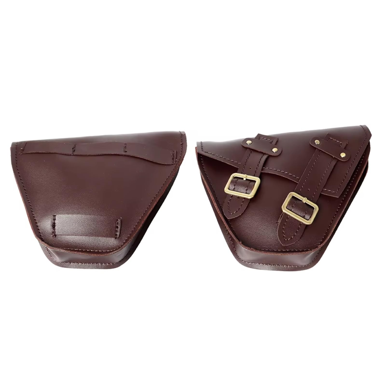 Borsa sella moto Borsa Per Attrezzi Universale Per Moto Borsa Laterale Impermeabile Finta Sissybar Laterale Confezione Di Accessori Per La Modifica Della Sostituzione | Pair brown