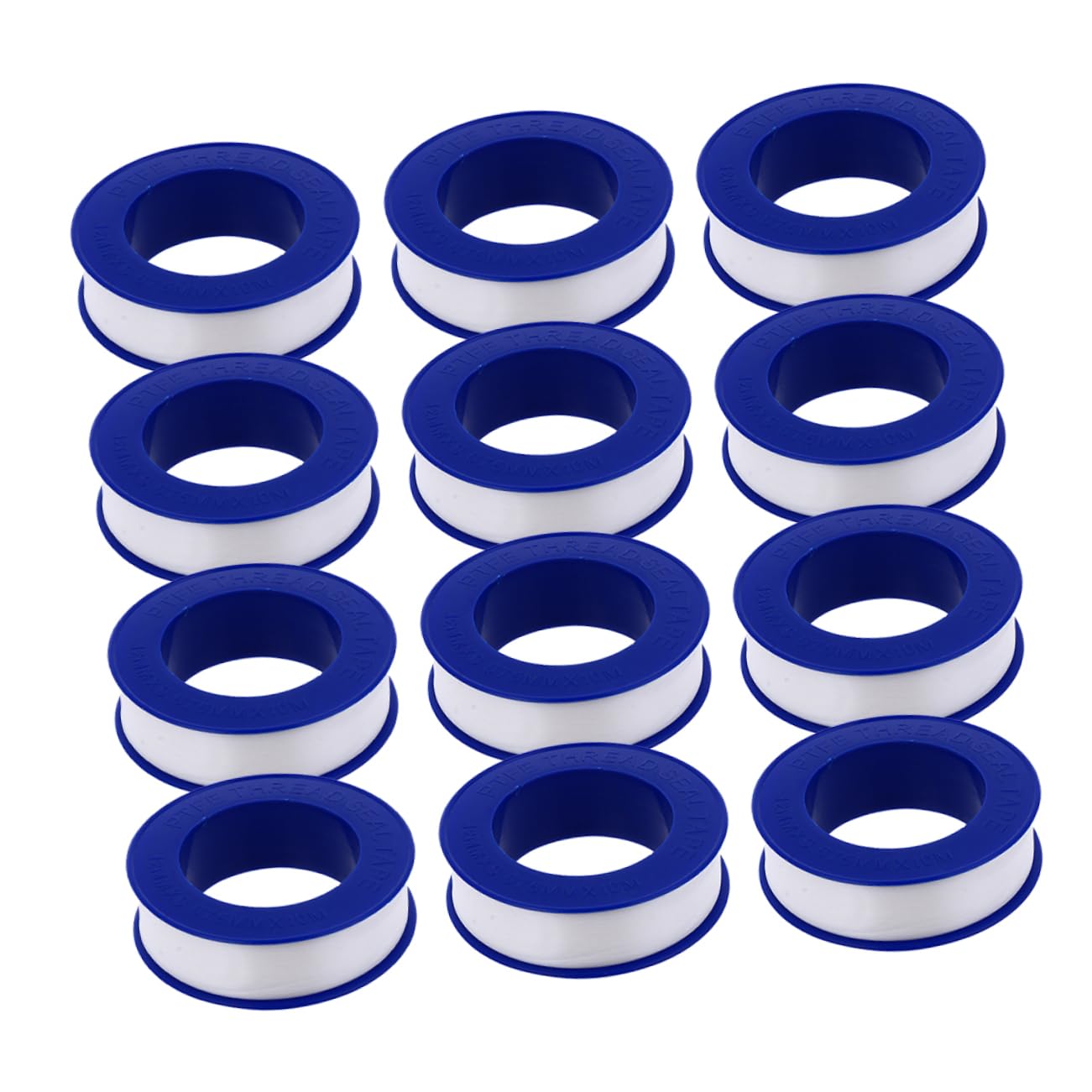 Cabilock 12 Rolls PTFE Plumbers Tape for Leaks Water Tape Sealant for Faucet Shower Head Pipe Sealing