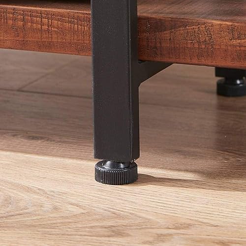 Miniatura 8 de HSH Estantería de madera maciza, estantería industrial Etagere de 6 niveles de alto y estantes de almacenamiento, resistente, rústico, grande,