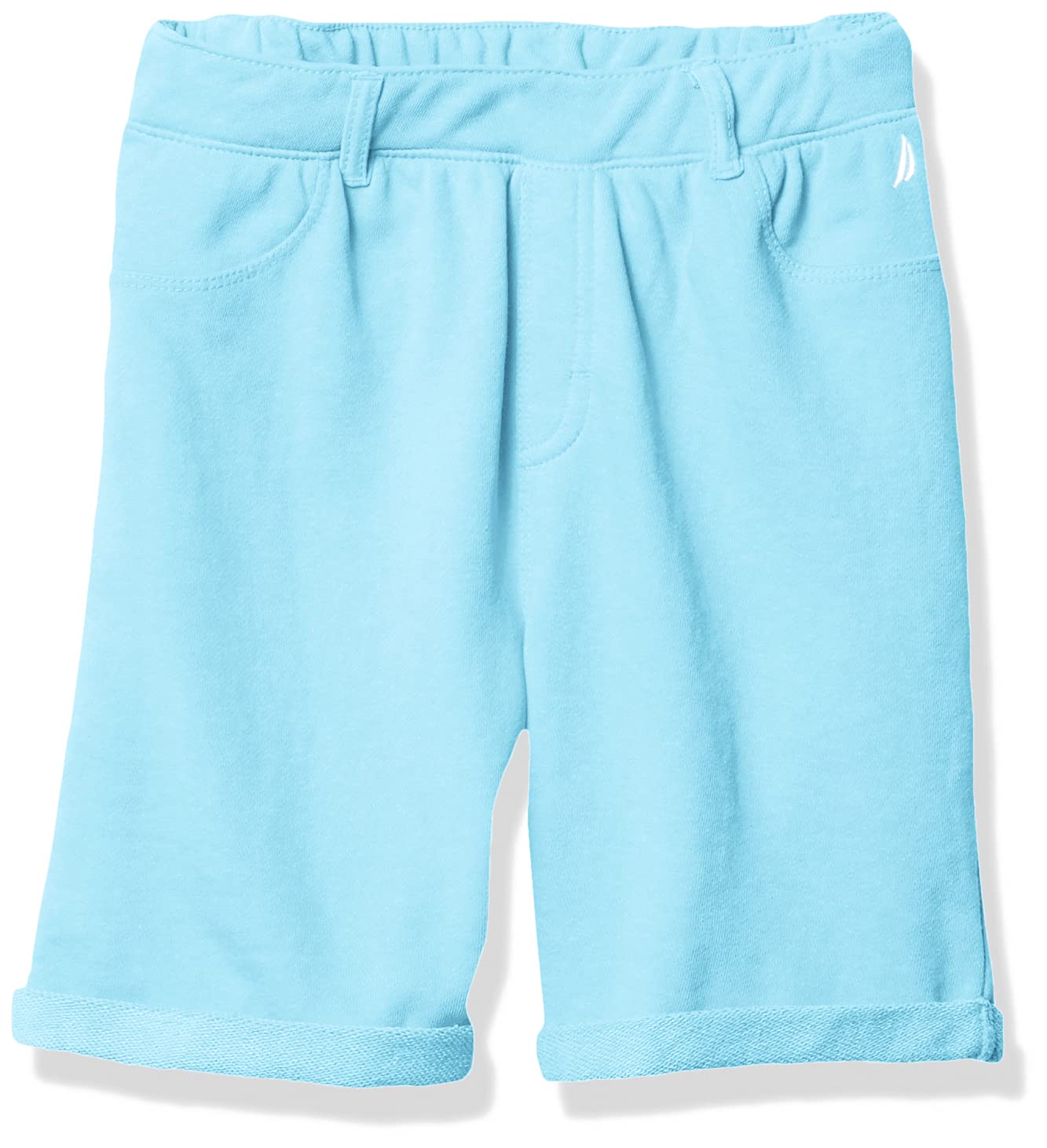 Nautica Pull On Shorts - Pantalones Cortos de Tejido sólido para Mujer Niñas