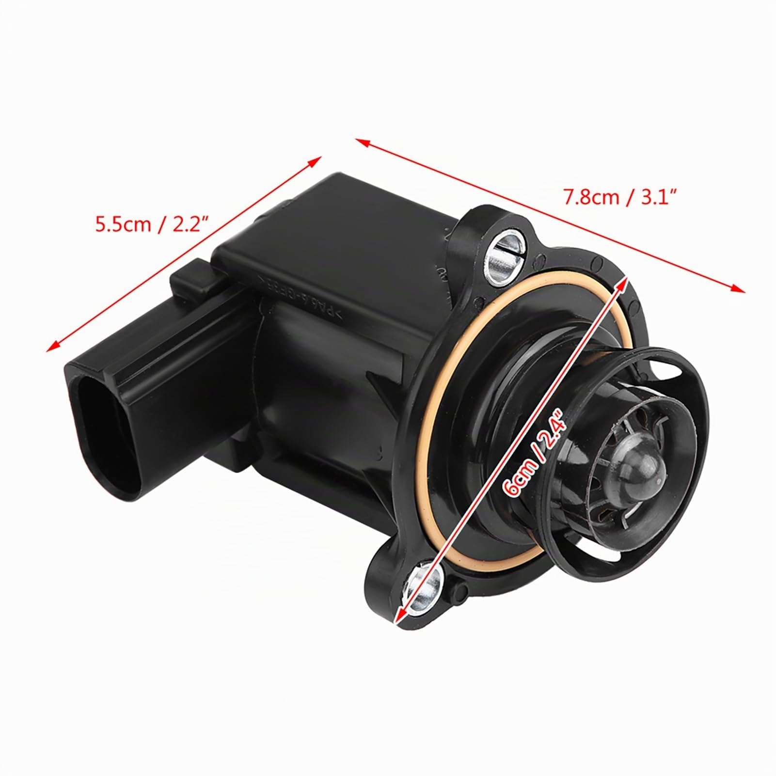 Fydun Válvula solenoide turboalimentada Válvula de desvío de derivación Desconecte la valvula para A3 TT OEM 06H145710D