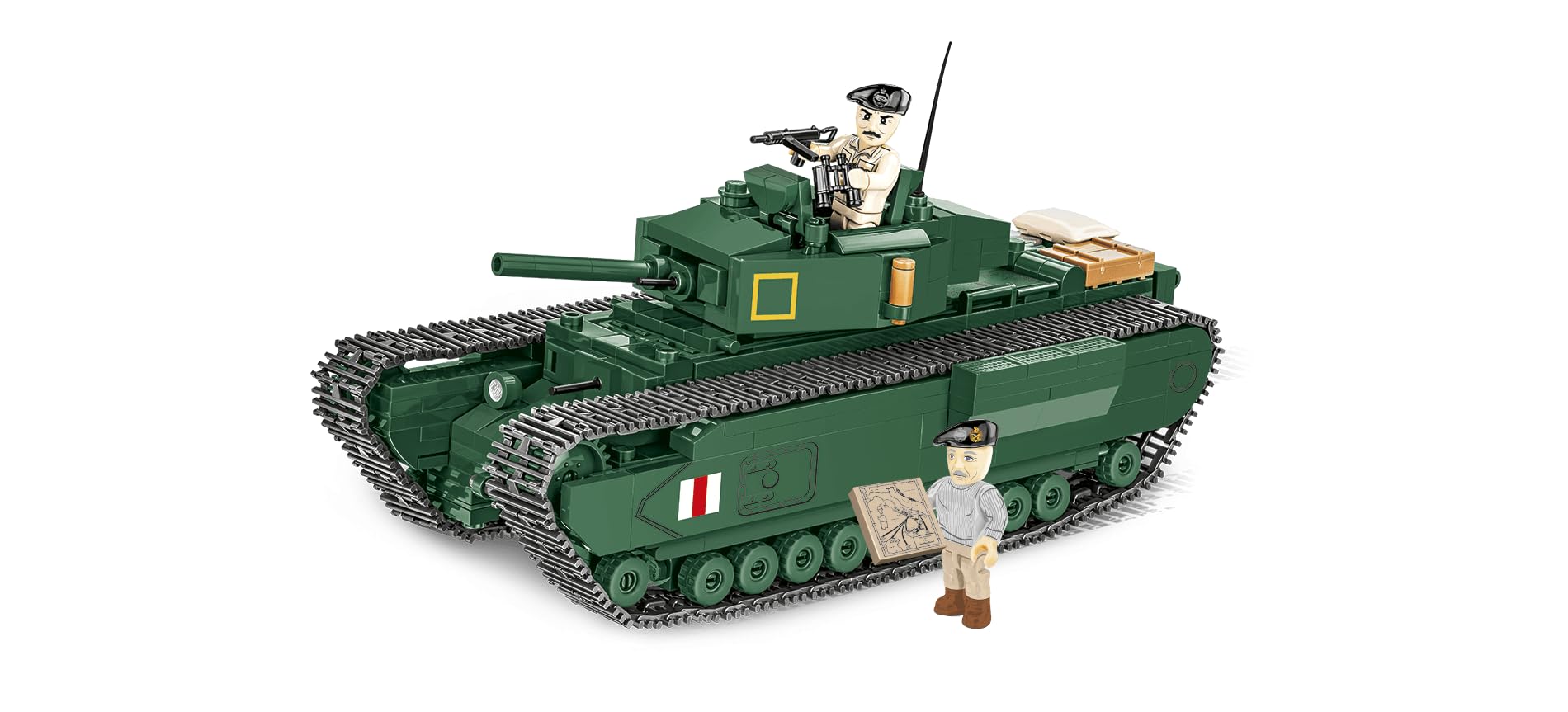 COBI MARK IV CHURCHILL, 8.3" x 4" x 4.5", Green - Image 2