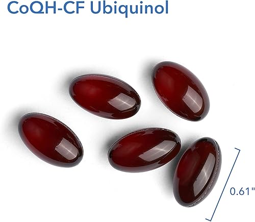 Miniatura 5 de Allergy Research Group - CoQH-CF Ubiquinol - Antioxidante CoQ10, Estable, Biodisponible - 60 cápsulas blandas