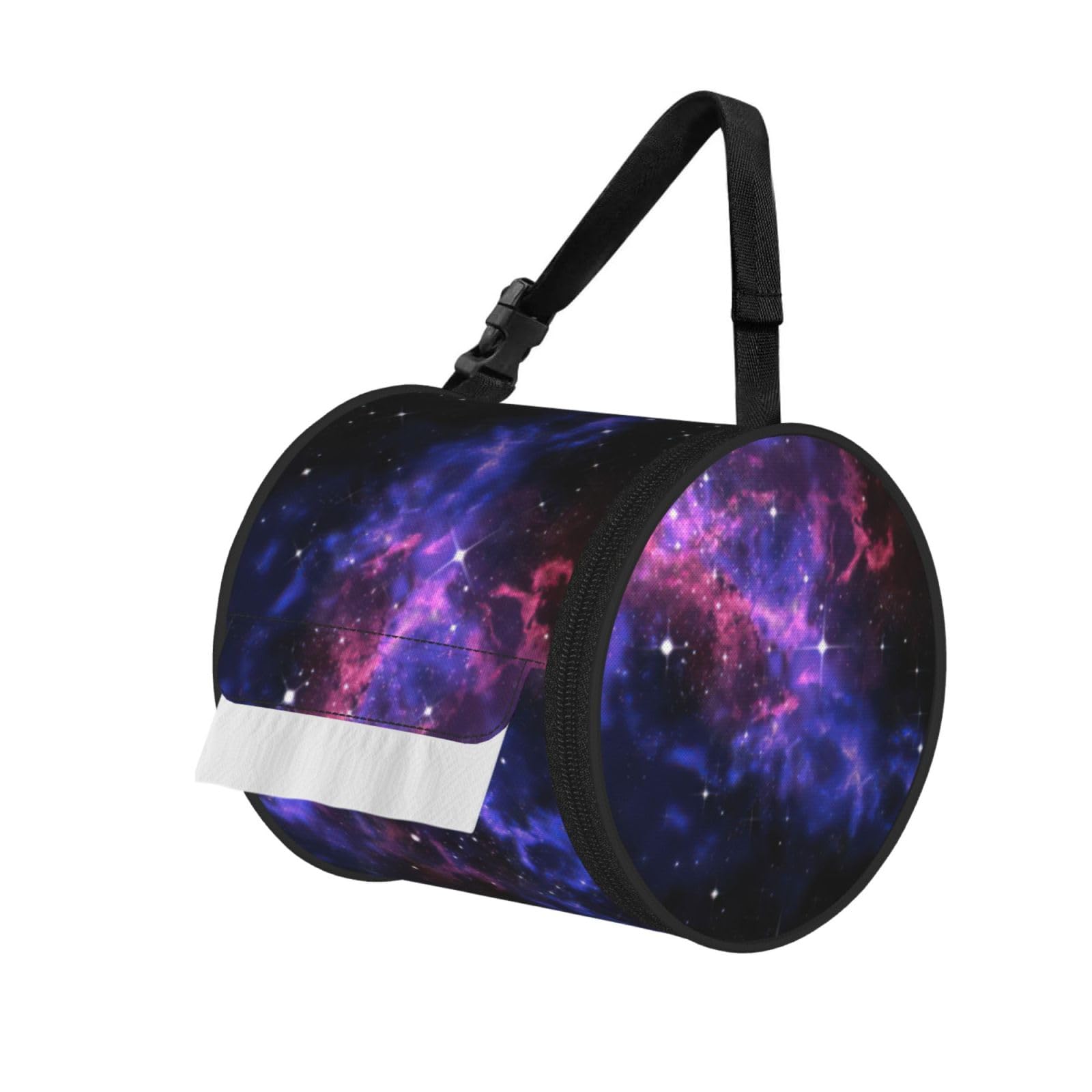 Universe Galaxy Star Space Print Fashion Tissues Organizer Box, Hanging Tissue Holder For Purse Coins For Car Office Daily Outing