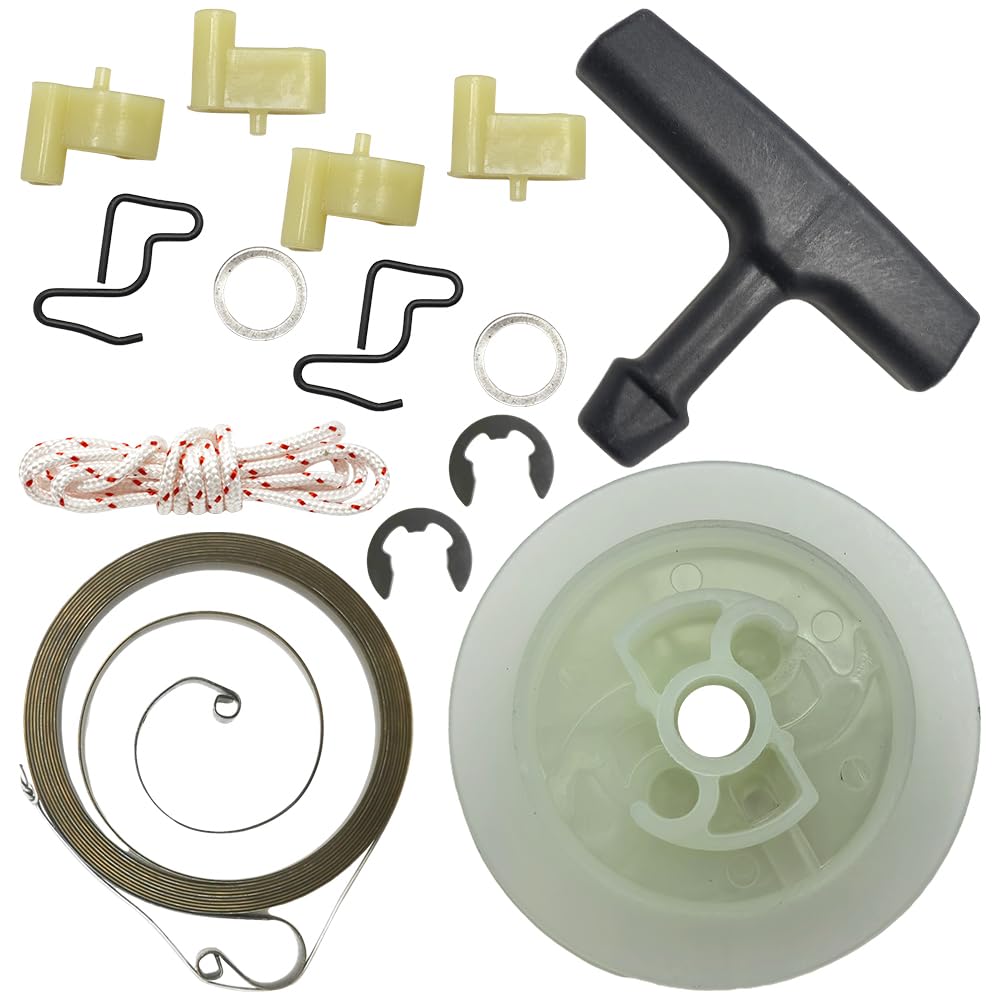 for Recoil Starter Pulley Spring Grip Rope Pawl Kit for MS390 MS290 039 029 Chainsaw Garden Tool
