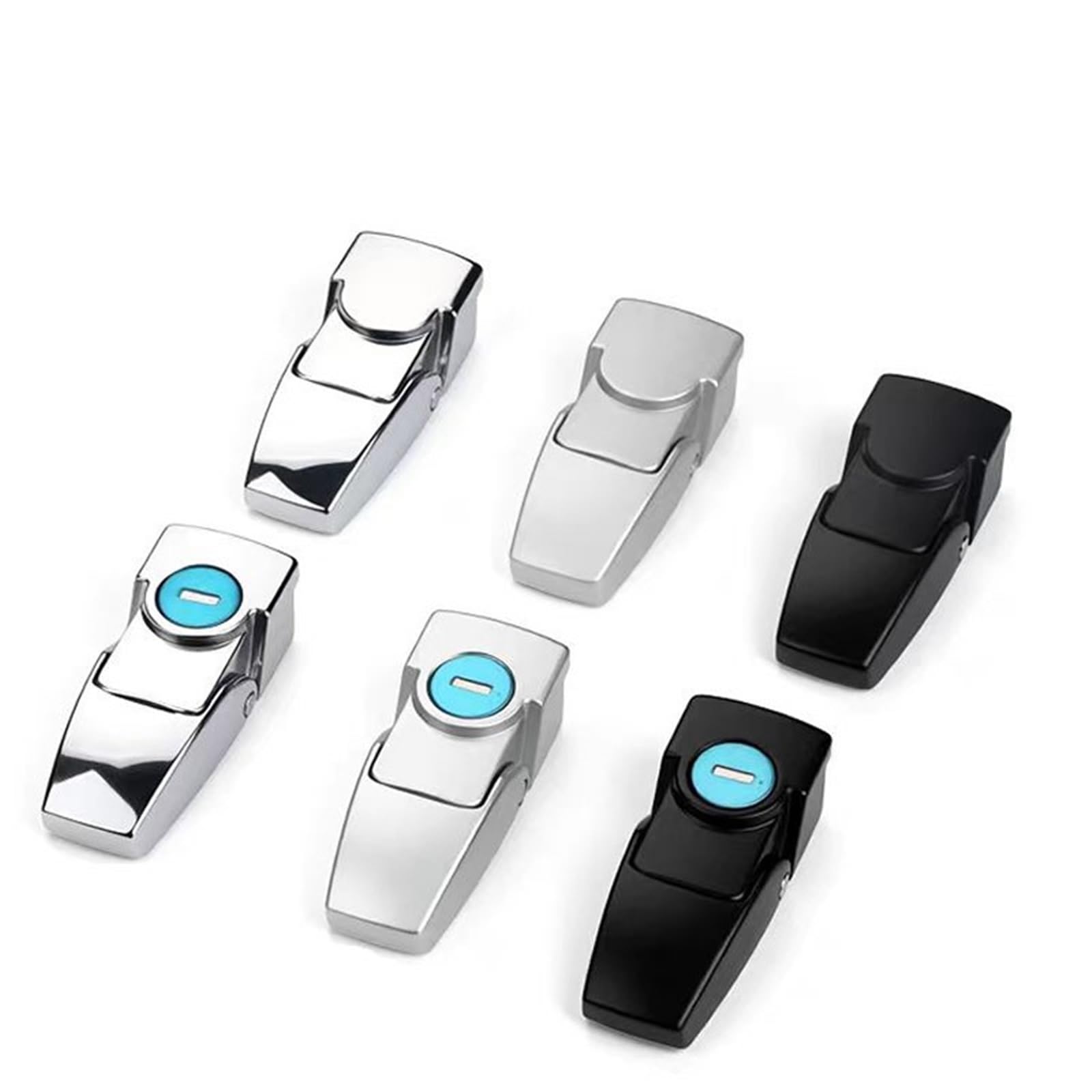 Sxolcoufoh A Dks-2 Bright Lock Zinc Alloy Black Hidden Square Lock With Key Dk604 1Pcs(A Dks-2 Bright)