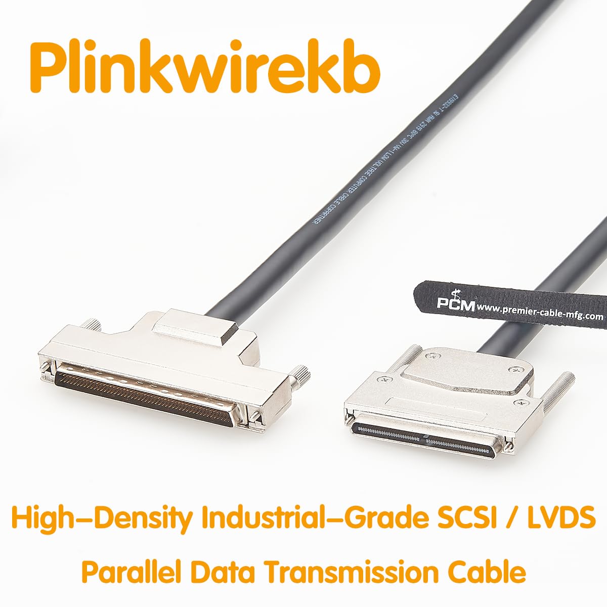 Cavo SCSI HPDB100 a VHDCI100, connettore D-Sub ad alta densità a 100 pin a VHDCI, UL20276, 30 AWG, 50 coppie di fili, schermato, per archiviazione RAID, acquisizione dati, controllo del