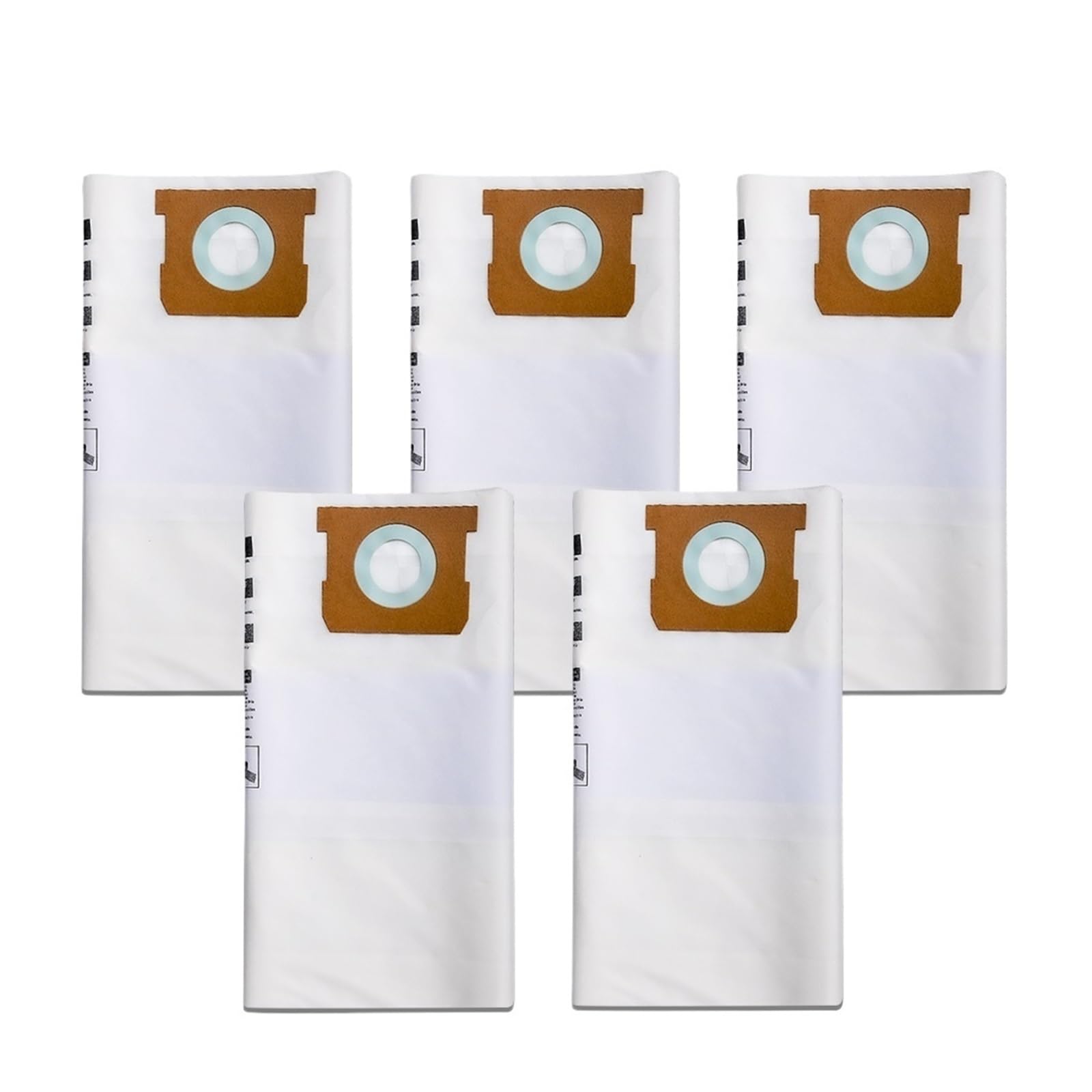 5 Paquetes De Bolsas De Polvo Desechables Universales, Bolsas De Filtración For Aspiradoras En Seco Y Húmedo, Compatibles Con VacMaster, Compatibles Con Shop Vac.Vacuum Dust Bag(5pcs 30L)