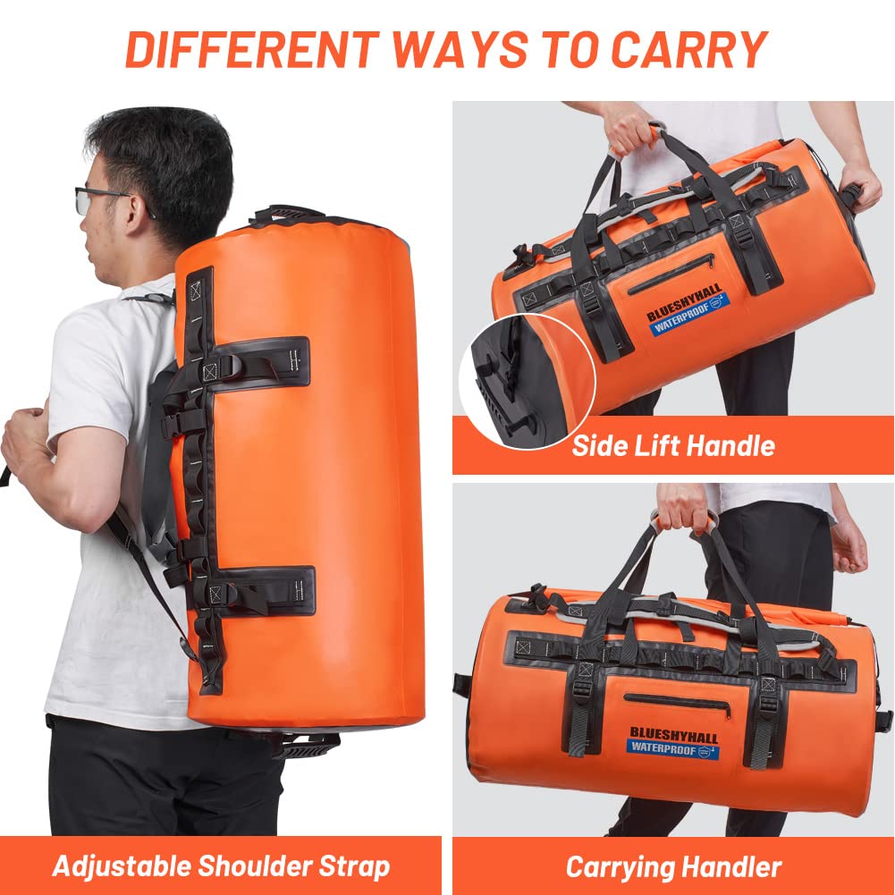 Blueshyhall Dry Bag Sac à Dos étanche Idéal pour Le Kayak, Le Camping, la Randonnée, la Pêche, la Natation, Le Surf, Le Bateau et Le Rafting