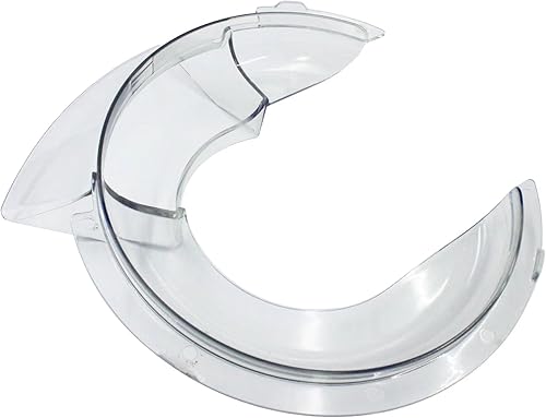 Miniatura 2 de Escudo de vertido (W10616906) para Kitchenaid - Cuencos de acero inoxidable de 4.5 y 5 cuartos de galón, protector contra salpicaduras para