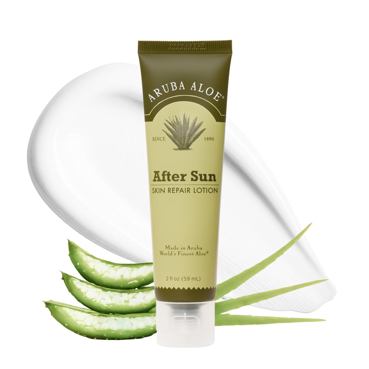 Amazon.com : Aruba Aloe After-Sun Skin Repair Lotion - Hydrating and  Soothing - Enriched with Aloe Vera - 2 oz Tube : Beauty & Personal Care