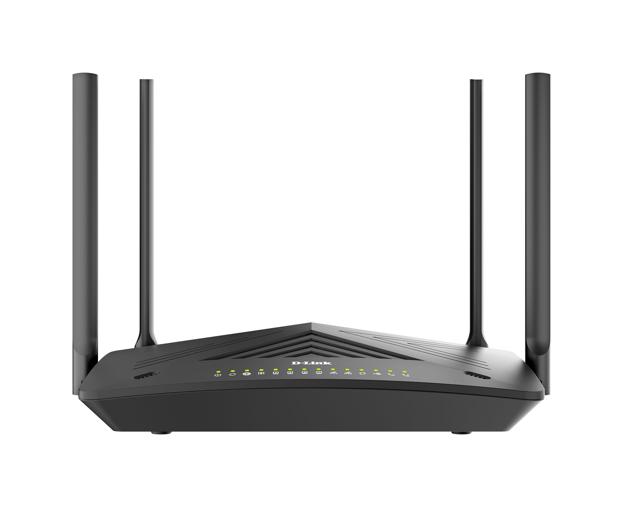 D-Link DSL-X3052E Modem Router Wi-Fi 6 AX3000 VDSL2/ADSL2+ con VoIP, Dual Band, 4 Porte Gigabit, Porta WAN Gigabit, USB 3.0, WPA3, OFDMA, MU-MIMO, Smart Home & Gaming