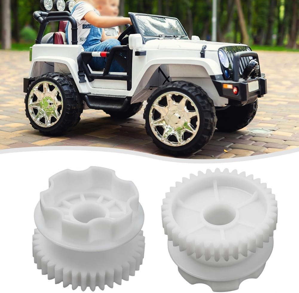 Plastic Gear Set for Children's Electric Car Gearbox, Replacement Gears Compatible with RS550 and RS390 Motors, Ride On Car Parts for Toy Car Transmission(550 B large gear)