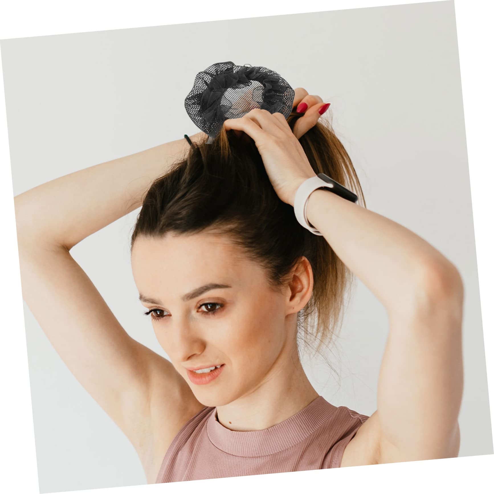 DOITOOL 5sätze Unsichtbare Haarnetze Für Duttfrisuren Elastische Haarnetze Für Frauen Und Mädchen Atmungsaktiv Und Komfortabel Für Ballett Und Hochsteckfrisuren