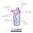Simple Modern My Little Pony Kids Tritan Plastic Summit Water Bottle | 12 oz BPA-Free Cup with Covered Leak Proof Straw Lid for Girls, Toddlers | Garden of Rainbows