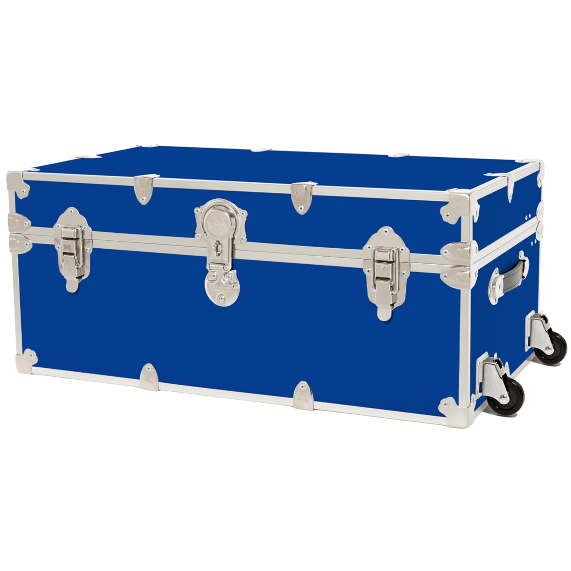 Rhino Trunk & Case Classic Large Trunk With Wheels 32"x18"x14", 1500+ lbs Capacity - Many Colors, Soft-Close Lid. Strong, USA Made Summer Camp