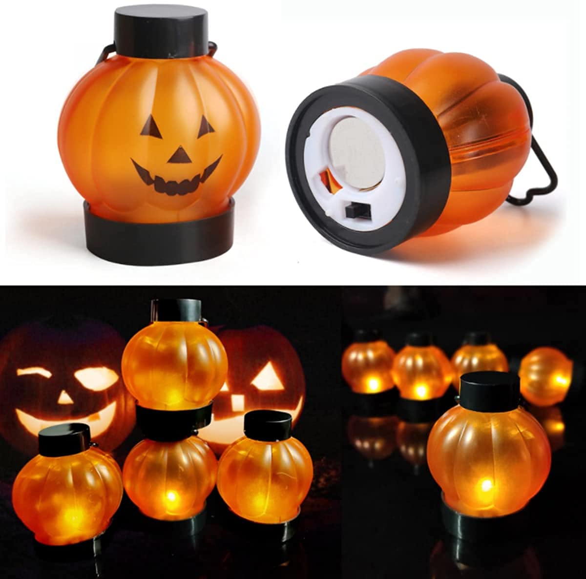 Amazon | かぼちゃライト ハロウィン ランタン 6個セット ハロウィン