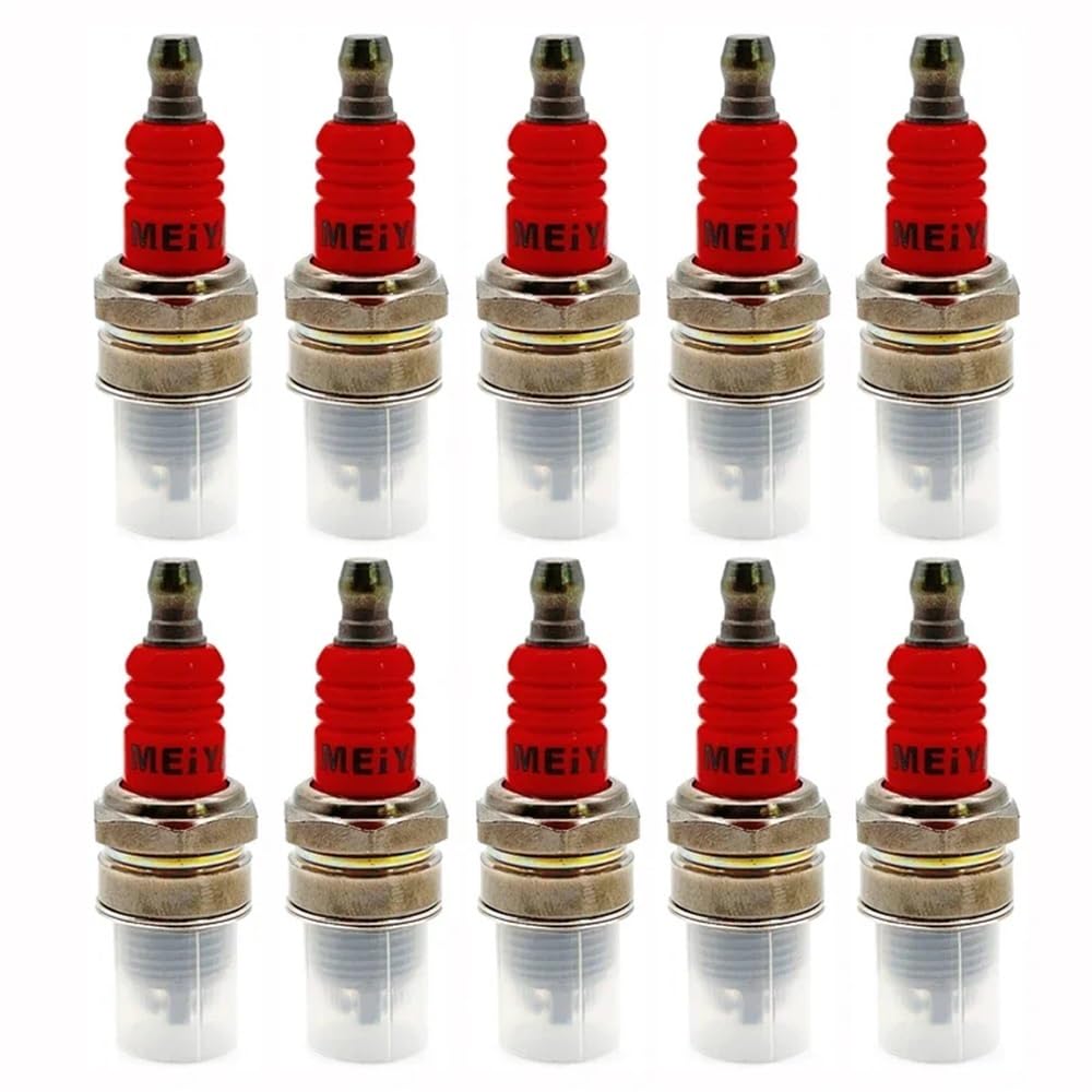 Lot de 10 Bougies d'allumage L7TJC for tronçonneuses et débroussailleuses à Essence Partie
