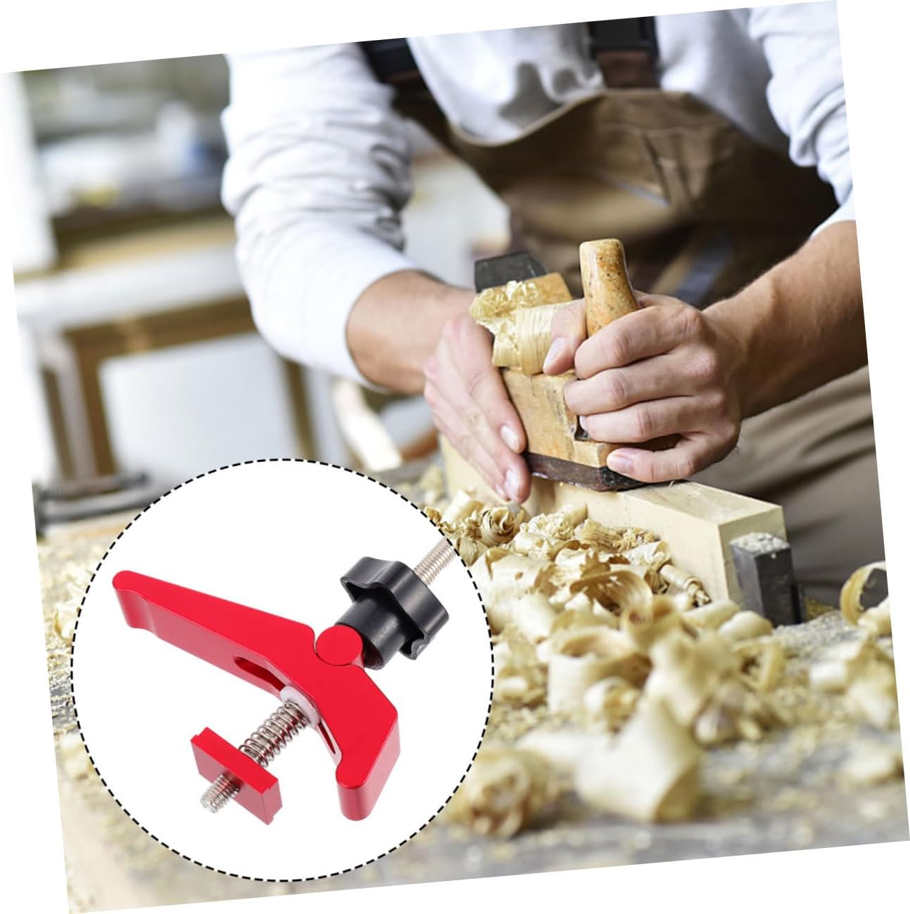 Hold-down Clamps for Woodworking Heavy Duty Track Tool Fixation Height Wear-resistant for Home Workshop Projects